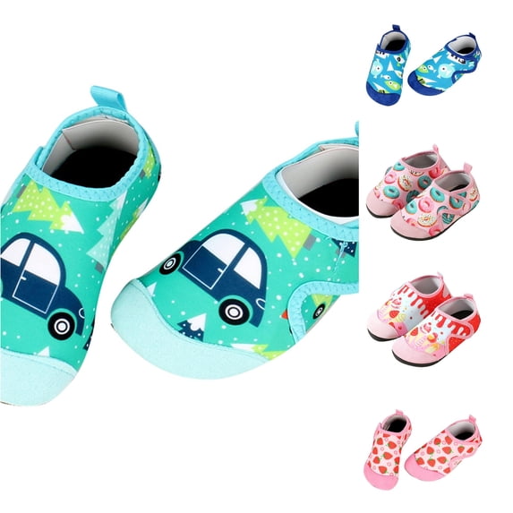 RMGVDSD Toddler Boys Girls Shoes Lightweight On Water Shoes Soft Sole Quick Dry Non- Beach Pool Swim Socks For Kids