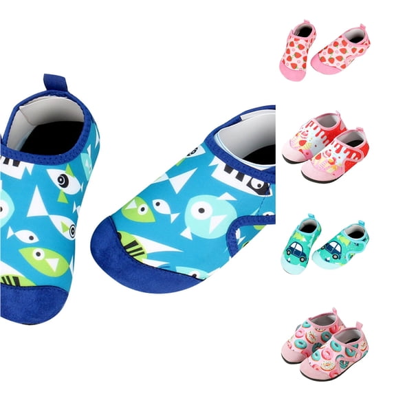 RMGVDSD Toddler Boys Girls Shoes Lightweight On Water Shoes Soft Sole Quick Dry Non- Beach Pool Swim Socks For Kids