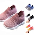 thumbnail image 1 of RMGVDSD Toddler Boys Girls Sneakers Lightweight Breathable Mesh Walking Shoes Soft Sole Baby Canvas Casual Shoes, 1 of 5