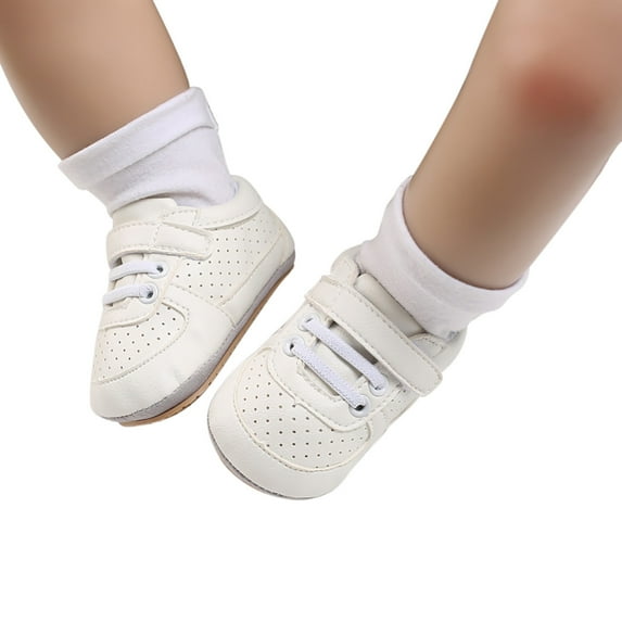 RMGVDSD Toddler First Walking Shoes Baby Shoes Boys Girls Pu Leather Sneakers Non- Soft Sole Toddler Crib First Walker Shoes Girl Sneakers For 9-12 Months