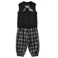 thumbnail image 1 of RMGVDSD Toddler And Little Boys Outfits Set Sleeveless Tank Tops And Loose Plaid Pants Lightweight Casual 2 Piece Outfit Kids Fashion Clothes 2-3 Years, 1 of 4