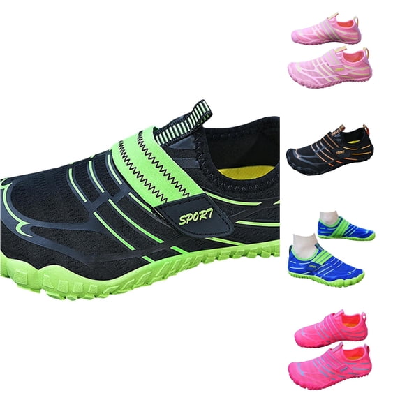 RMGVDSD Toddler Shoes Boys Girls Water Shoes Kids Cartoon Beach Barefoot Shoes Quick Drying Outdoor Play Water Swimming Shoes