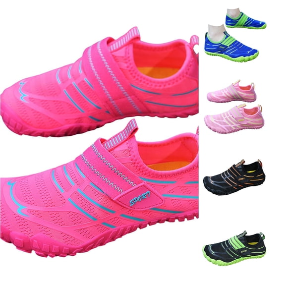 RMGVDSD Toddler Shoes Boys Girls Water Shoes Kids Cartoon Beach Barefoot Shoes Quick Drying Outdoor Play Water Swimming Shoes