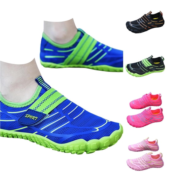 RMGVDSD Toddler Shoes Boys Girls Water Shoes Kids Cartoon Beach Barefoot Shoes Quick Drying Outdoor Play Water Swimming Shoes