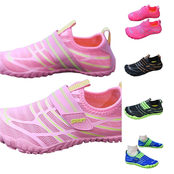 RMGVDSD Toddler Shoes Boys Girls Water Shoes Kids Cartoon Beach Barefoot Shoes Quick Drying Outdoor Play Water Swimming Shoes
