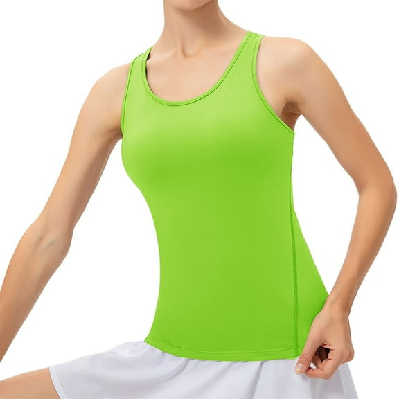 RMGVDSD Trendy Womens Tank Tops Women's Sleeveless Workout Tops Quick Drying Breathable Lightweight Running Yoga Tank Tops Athletic Shirts Trendy Tshirt Blouses