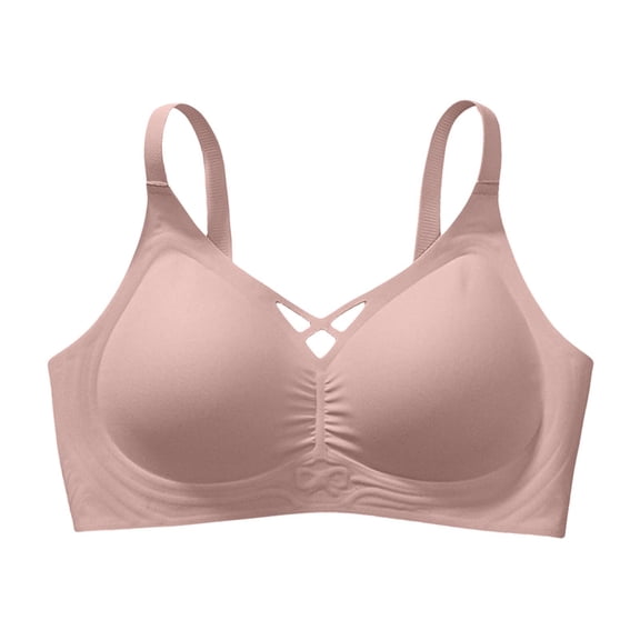 RMGVDSD Wireless Bras for Women Bra Womens Seamless Bra No Underwire Comfort Push Up Bras Soft Wireless Bralette Yoga Sports Bras Seamless Push Up Bras