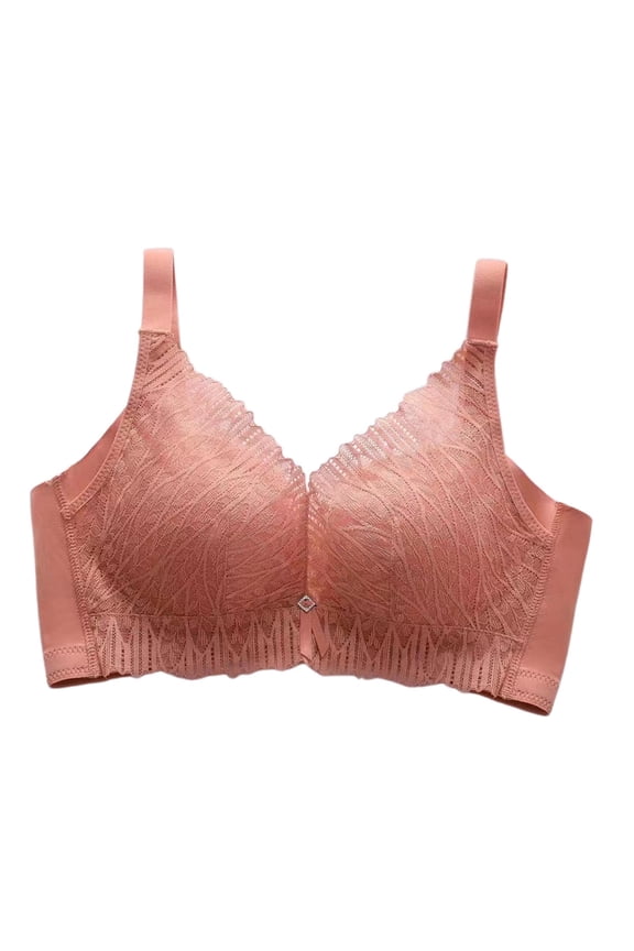 Women Wireless Bras No Rims Hand Cups No Side Bone Adjustment Lace Small Chest Push Up Bra Women Everyday Bras