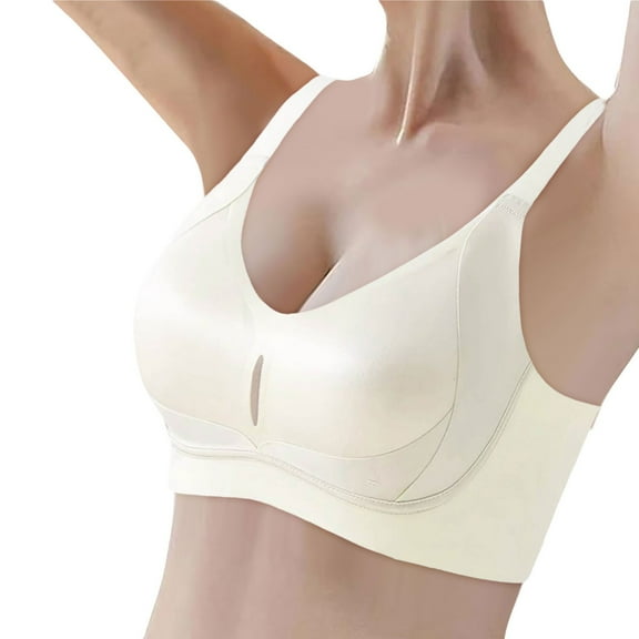 RMGVDSD Women's Full Figure Bras Minimizer Bras For Women No Underwire Full Coverage Bras Seamless Soft Support Plus Size Lifting Bra Sports Bras for Women
