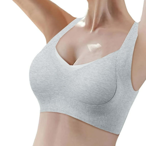 RMGVDSD Women's Minimizer Bras Minimizer Bras For Women No Underwire Full Coverage Bras Seamless Soft Support Plus Size Lifting Bra Wireless Push Up Bralettes