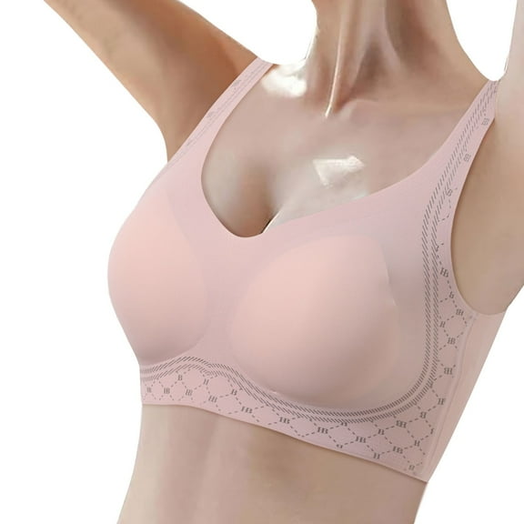 RMGVDSD Womens Seamless Bra Minimizer Bras For Women No Underwire Full Coverage Bras Seamless Soft Support Plus Size Lifting Bra Running Sports Bras