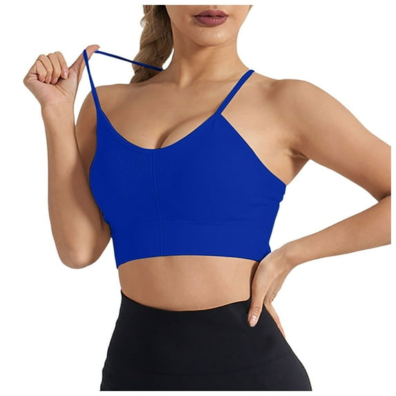 RMGVDSD Womens Sports Bras Women's Plus Size No Underwire Thin Strap Yoga Sports Bra Fitness Sports Bras Everyday T-Shirt Bra