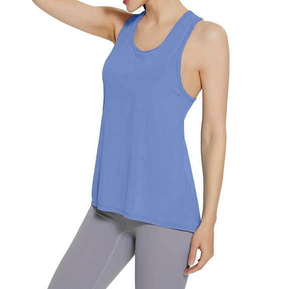 RMGVDSD Womens Tees Tank Tops Ice Silk Tank Tops for Women Sleeveless Workout Yoga Tops Quick Dry Loose Fit Sports Shirt Fashion Outfits Tops