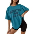 thumbnail image 1 of RMGVDSD Womens Tops Tee Shirts Womens Oversized Tshirt Graphic Tees Crew Neck Summer Short Sleeve Loose Fit Tops Fashion Casual Blouses, 1 of 4