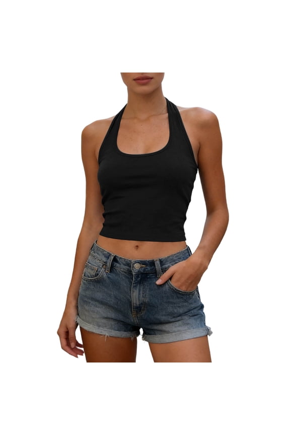 Womens V Neck Tank Tops Fashion Sleeveless Slim Fit Camisole Top Built In Bra Support Backless Tank For Casual Wear Stylish Blouses