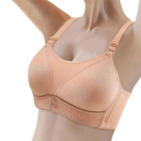 RMGVDSD Womens Wireless Bras Women's Adjustable Heart Shaped Cat Large Size Underwire Thin Cup Bra Everyday T-Shirt Bralette