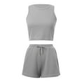 thumbnail image 1 of RMGVDSD Workout Outfits For Women 2 Piece Casual Matching Sets Crop Tank High Waist Yoga Shorts Exercise Set Comfort Fit Workout Outfit, 1 of 5