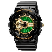 RMICAR Mens Digital Sport Watches Unisex Large Face Waterproof Military Wristwatches for Adult