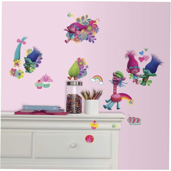 RMK3400SCS Trolls Peel and Stick Wall Decals