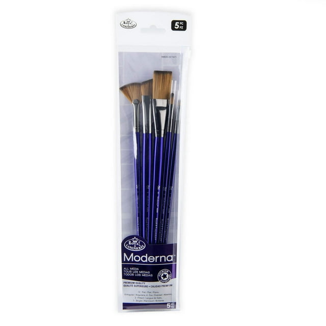 Royal & Langnickel Moderna™ 5pc All Media Variety Brush Set 471