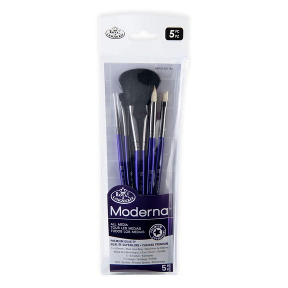 Royal & Langnickel Moderna™ 5pc All Media Variety Brush Set 782