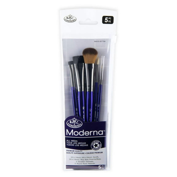 RMOD-SET784 | Moderna™ 5pc All Media Variety Brush Set 784