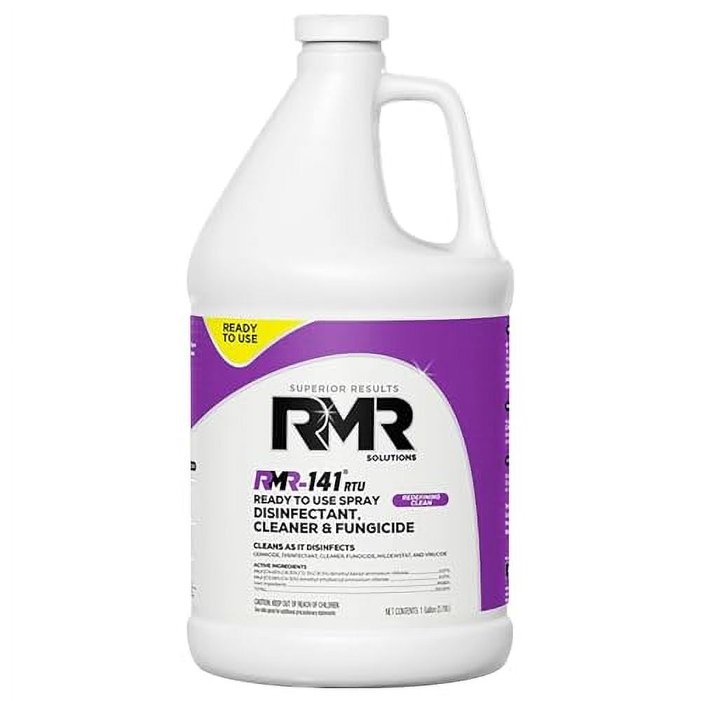 RMR-141 EPA Registered Mold and Mildew Killer, Eliminates Odors, Removes Mold, Mildew, Bacteria, and Viruses, 1 Gallon Bottle