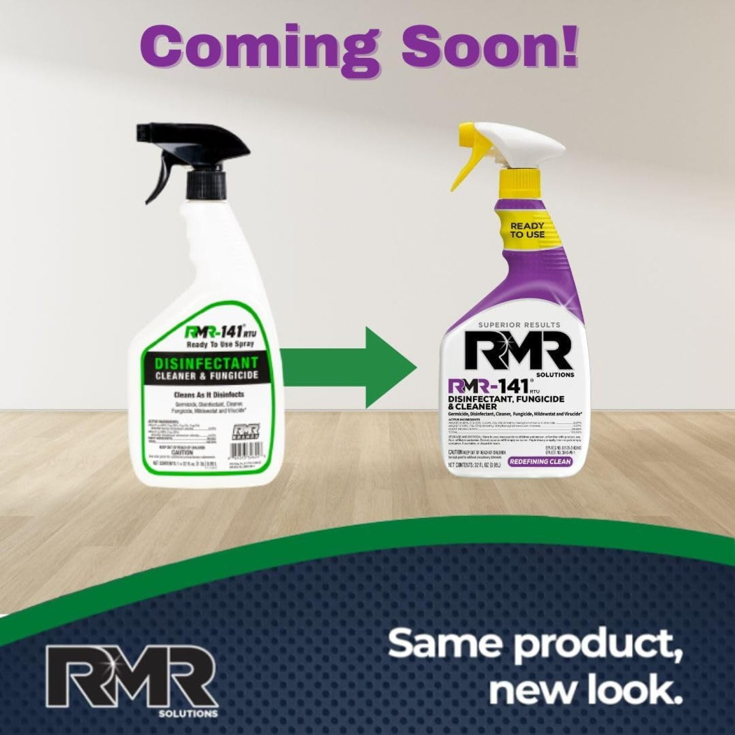 RMR-141 Mold and Mildew Killer, Kills 99% of Household Bacteria and Viruses, Cleans and Disinfects, EPA Registered, 32-Ounce Bottle (No Trigger Sprayer)