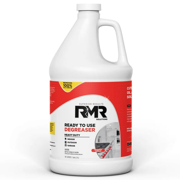 RMR Heavy-Duty Degreaser and Cleaner, Ready-to-Use Treatment, 1 Gallon