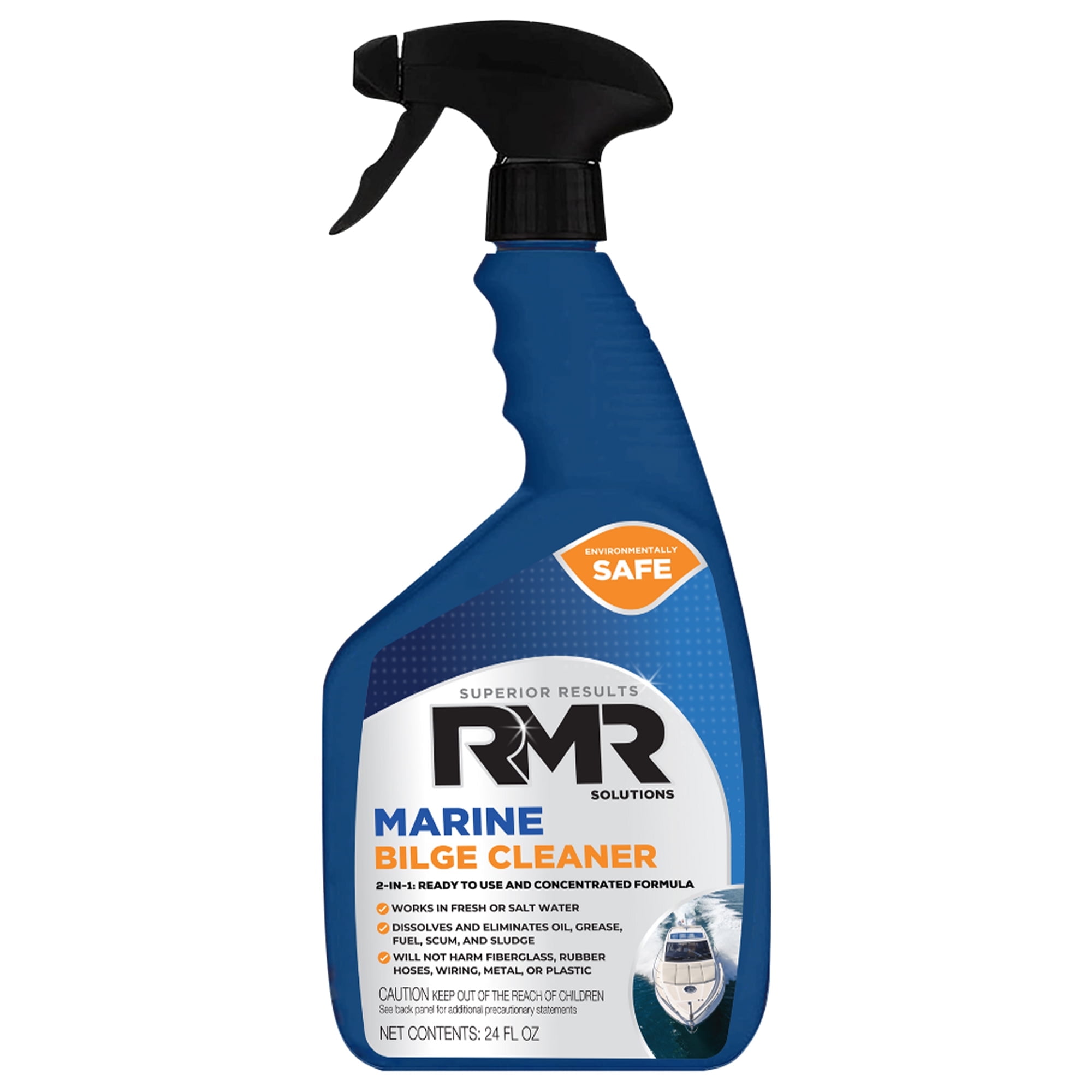 RMR Marine Bilge Cleaner, Cleaner, Odor Remover & Protectant, 24oz Spray