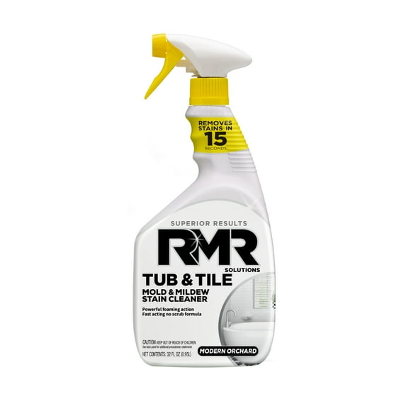 RMR Mold and Mildew Stain Remover for Tub & Tile, 32-Fl. Oz., Pack of 1