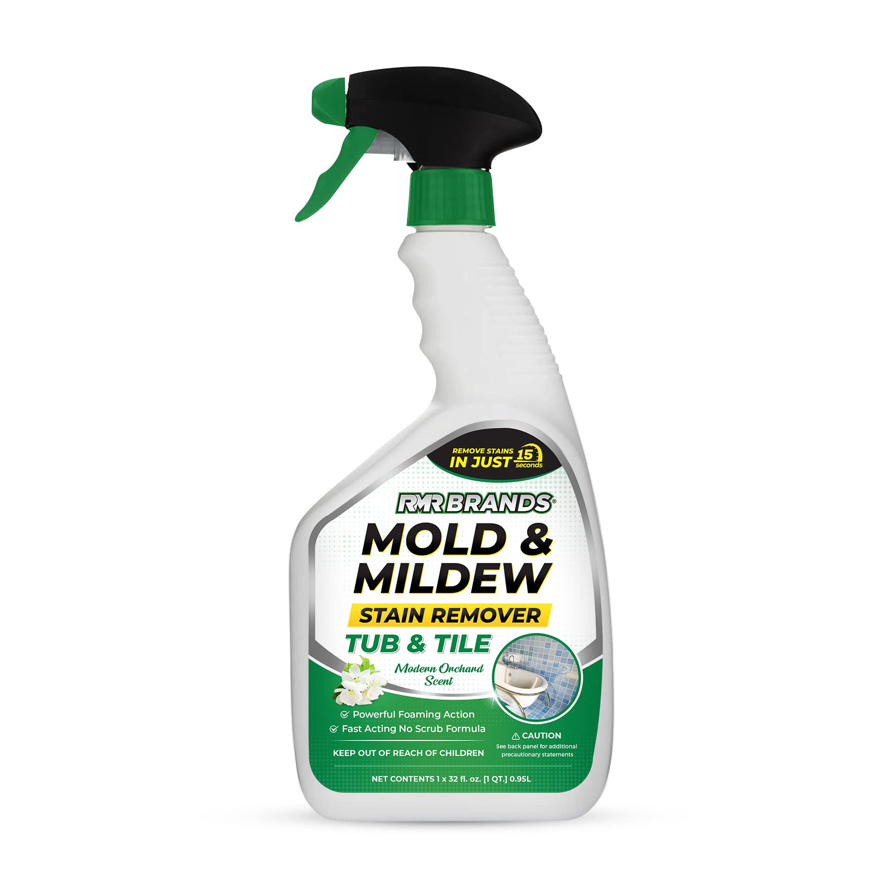 CLR Mold & Mildew Foaming Stain Remover Spray, BleachFree Cleaner, 32