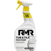 RMR - Tub and Tile Cleaner, Mold Stain & Mildew Stain Remover, Industrial-Strength, No-Scrub Cleaner, 32 Fl Oz, 2 Pack