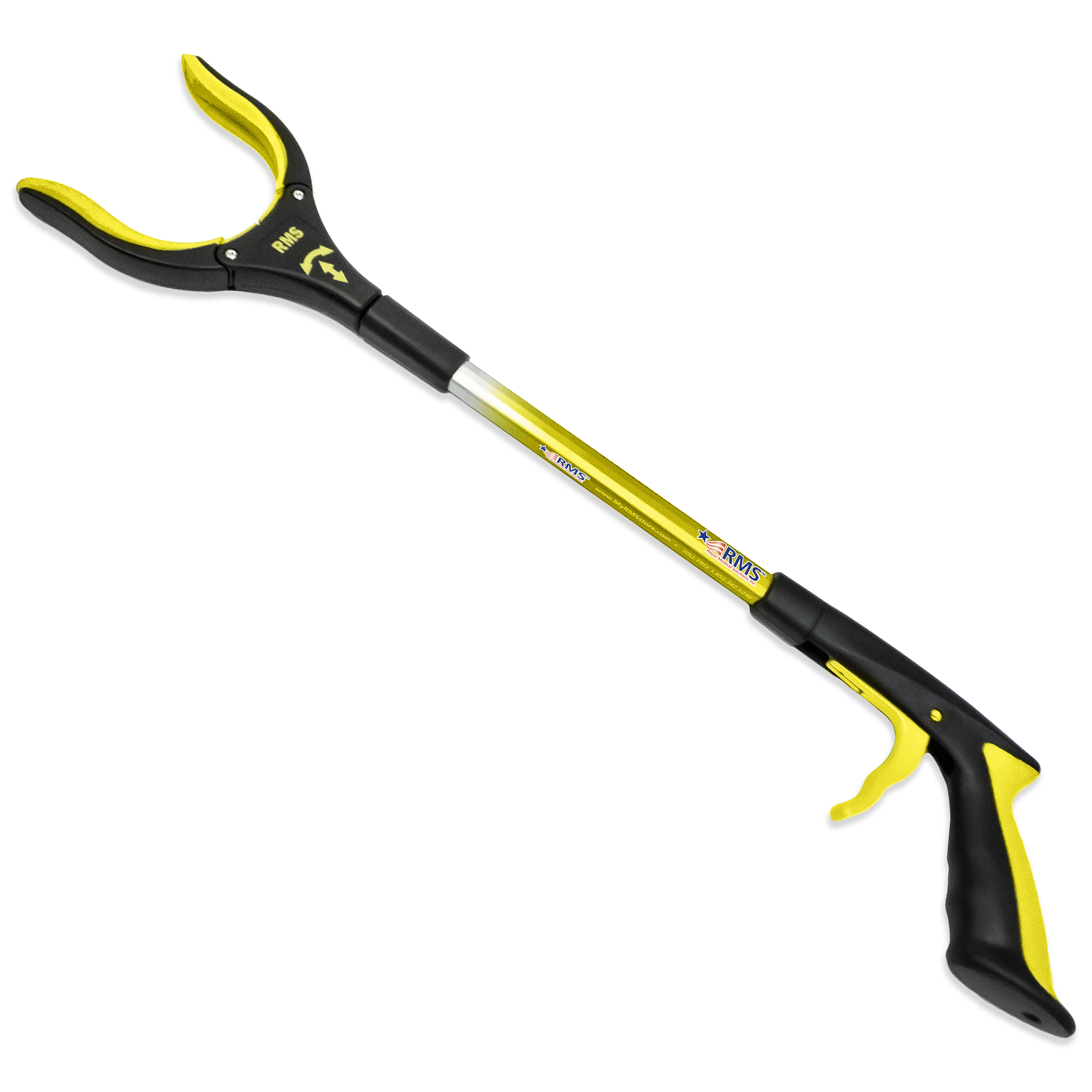 Handi-Reacher Long Reach Grabber - 30 Pick Up Tool with Magnet, Easy to  Use Trigger, Mobility Aid Hand Reacher Stick 