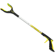 RMS 32" Extra Long Grabber Reacher | Rotating Gripper | Mobility Aid Reaching Assist Tool | Trash Picker, Litter Pick Up, Garden Nabber, Arm Extension | Ideal for Wheelchair and Disabled (Yellow)