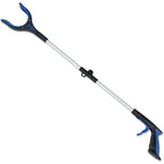 RMS 34 Inch Extra Long Reacher Grabber - Foldable Gripper and Reaching Tool with Rotating Jaw Reaching Aid