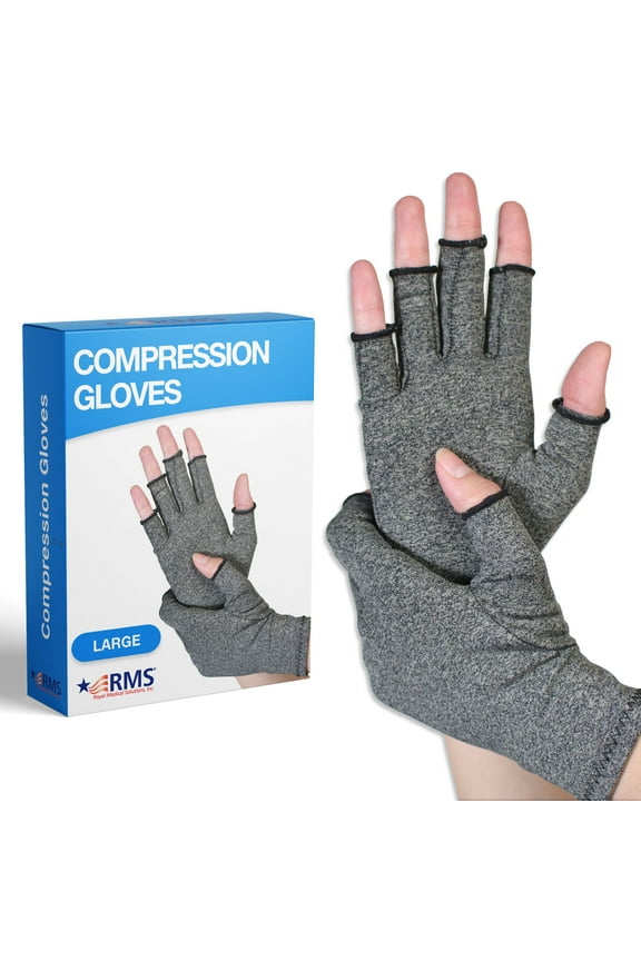 Arthritis Glove (Large) Compression Hand Glove for Osteoarthritis, Rheumatoid & Carpal Tunnel