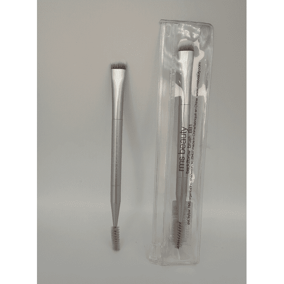 RMS Beauty Back2Brow Brush - All-in-One Dual-Sided Eyebrow Tool with Spoolie & Brush to Help Define Brows, Cruelty-Free (0.4 oz)