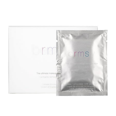 RMS Beauty RCC4 Ultimate Makeup Remover Wipe 20 Count (Pack of 3)