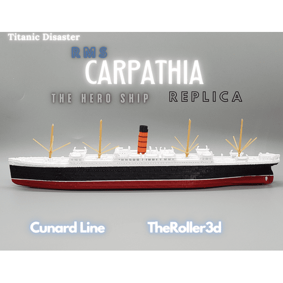 RMS Carpathia Model 1 Foot in Length with Stand