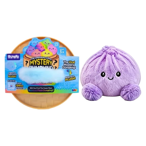 RMS Crazy Fun Plush The Viral Mystery Dumpling, Mystery Blind Pack Fluffy Plush Toy, Novelty Stuffed Dumpling Gift for Children