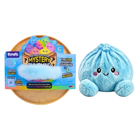 RMS Crazy Fun Plush The Viral Mystery Dumpling, Mystery Blind Pack Fluffy Plush Toy, Novelty Stuffed Dumpling Gift for Children
