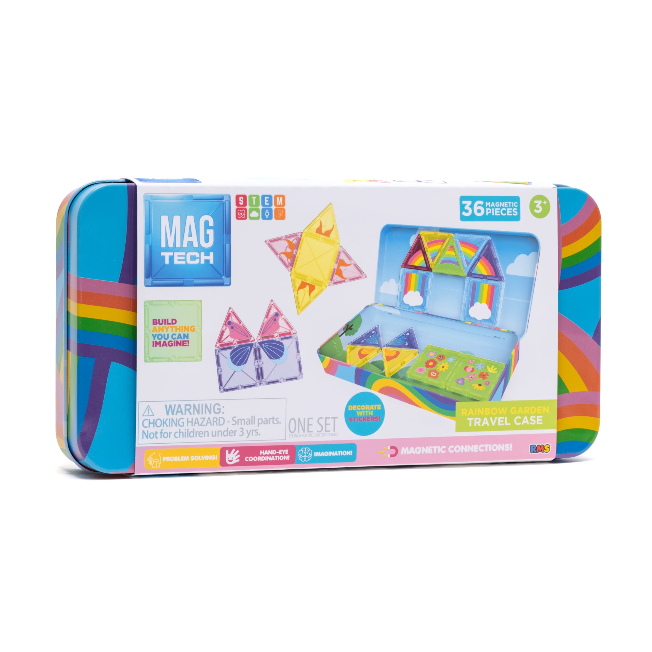 RMS Magnetic Travel Tins Rainbow Garden for Creative Play