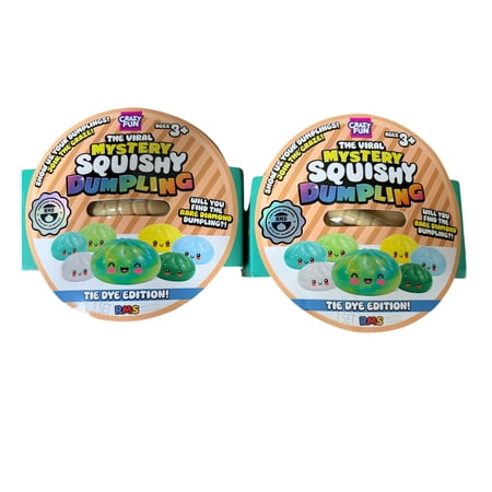 RMS The Viral Mystery Squishy Dumpling Tie Dye Edition 2 Pack