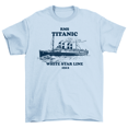 thumbnail image 1 of RMS Titanic Ship White Star Line 1912 Gift T-Shirt Men Women, 1 of 2