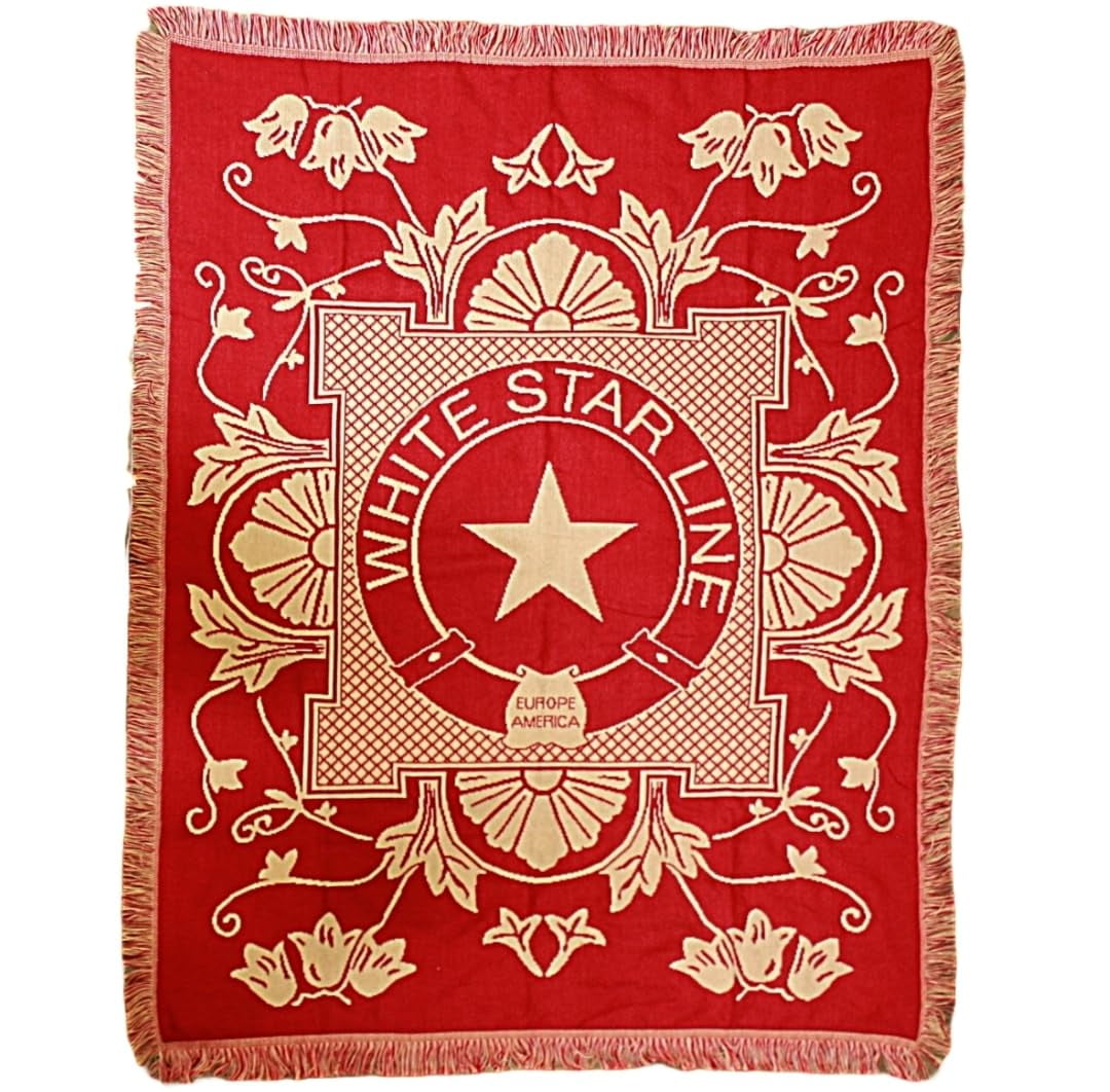 RMS Titanic Third Class Replica Throw Blanket was recovered from The