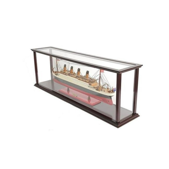 RMS Titanic with Display Case, Large