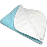RMS Ultra Soft 4-Layer Washable and Reusable Incontinence Bed Pad - Waterproof Bed Pads, 34X36 with Two 18 Flaps