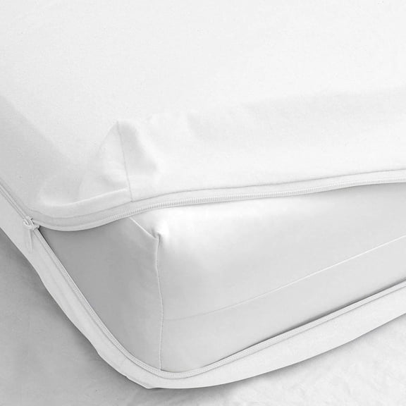 RMS Zipper Fitted Sheet – 8 to 14 Inch Deep Pocket, Soft Wrinkle-Free, Shrinkage and Fade Resistant Luxury Brushed Microfiber 120GMS