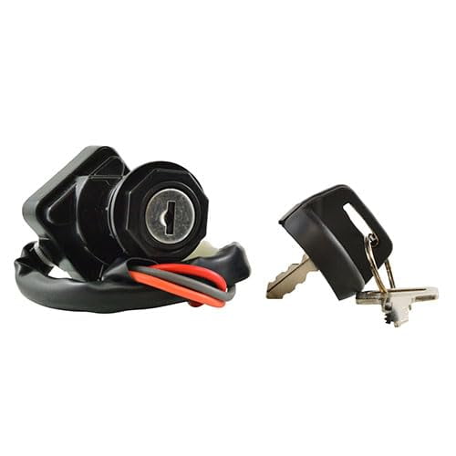RMSTATOR Replacement for 3-Pos. Ignition Key Switch Kawasaki KFX 400 2003 2004 KFX400 | OEM Repl.# 27005-S005